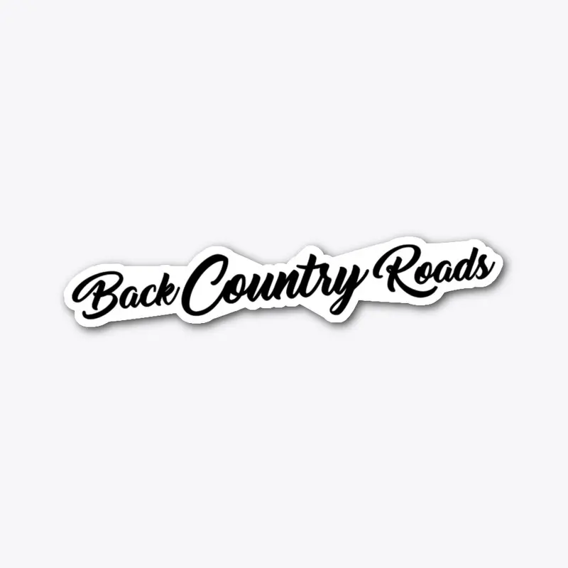 Back Country Roads sticker